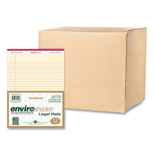 Picture of Enviroshades Legal Notepads, 50 Ivory 8.5 x 11.75 Sheets, 72 Notepads/Carton, Ships in 4-6 Business Days