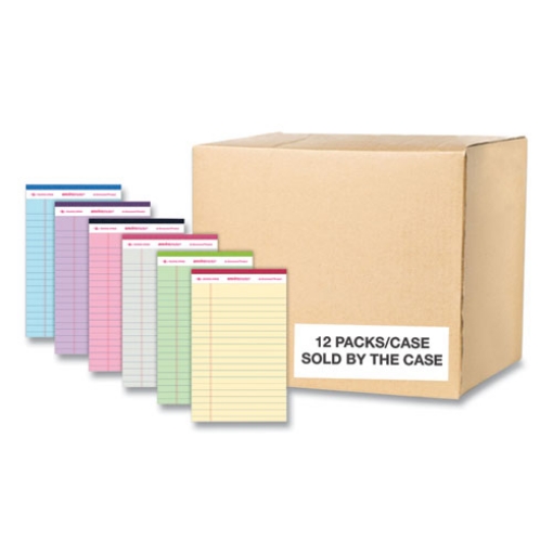 Picture of Enviroshades Legal Notepads, 50 Assorted 5 x 8 Sheets, 72 Notepads/Carton, Ships in 4-6 Business Days