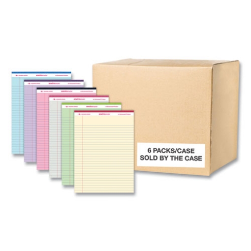 Picture of Enviroshades Legal Notepads, 50 Assorted 8.5 x 11.75 Sheets, 36 Notepads/Carton, Ships in 4-6 Business Days