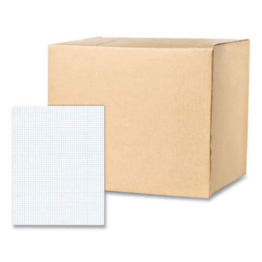 Picture of Gummed Pad, 5 sq/in Quadrille Rule, 50 White 8.5 x 11 Sheets, 72/Carton, Ships in 4-6 Business Days