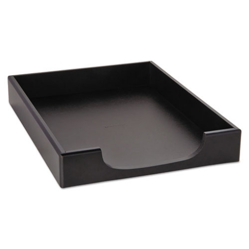 Picture of Wood Tones Desk Tray, 1 Section, Letter Size Files, 8.5" X 11", Black