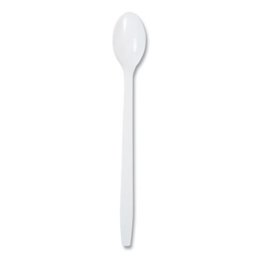 Picture of Polypropylene Cutlery, Soda Spoon, 7.87", White, 1,000/Carton