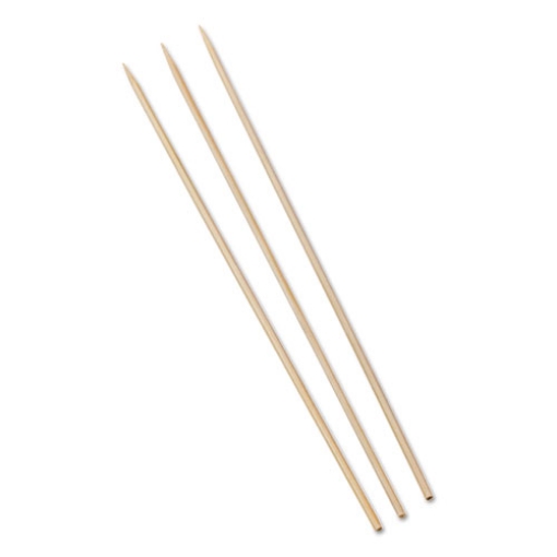 Picture of Bamboo Skewers, 10", 100/Pack, 10 Packs/Box, 12 Boxes/Carton