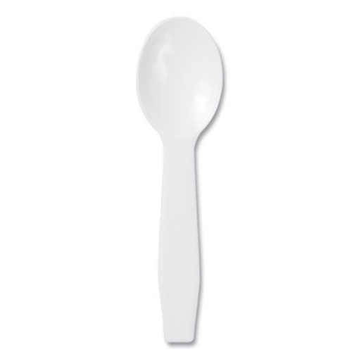 Picture of Polystyrene Taster Spoons, White, 3000/carton