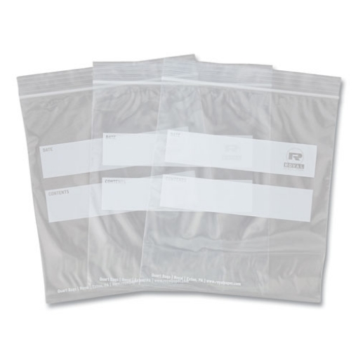 Picture of Zipper Bags, 1.73 mil, 7" x 7.99", Clear, 500/Carton