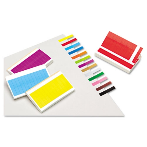 Picture of Removable/reusable Page Flags, 13 Assorted Colors, 240 Flags/pack