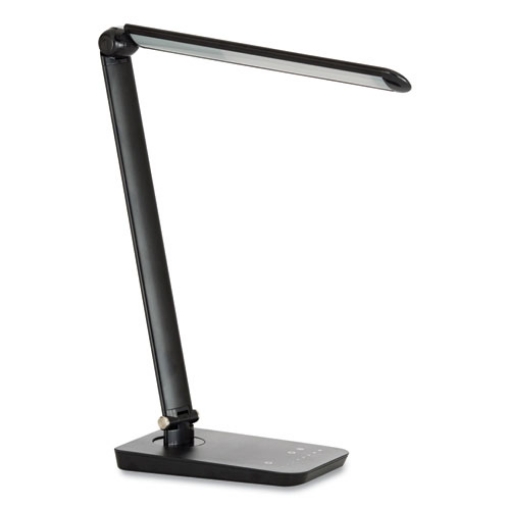 Picture of Vamp LED Wireless Charging Lamp, Multi-pivot Neck, 16.75" High, Black, Ships in 1-3 Business Days