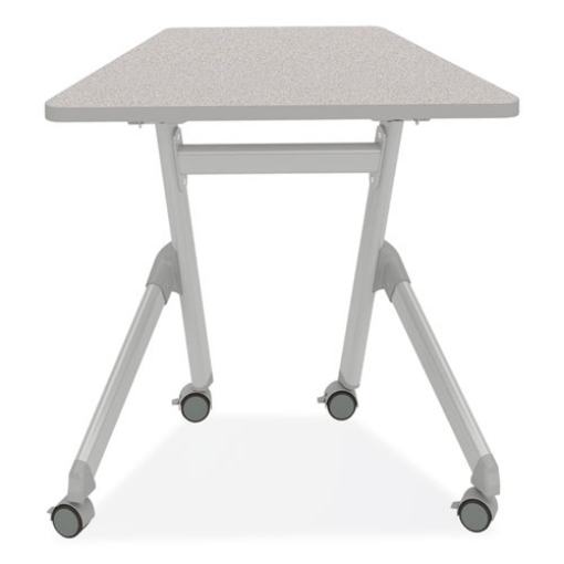 Picture of Learn Nesting Trapezoid Desk, 32.83" x 22.25" to 29.5", Gray, Ships in 1-3 Business Days