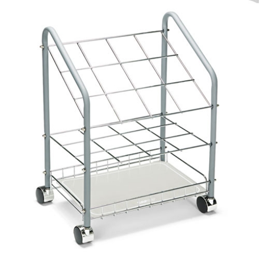 Picture of Wire Roll/files, 12 Compartments, 18w X 12.75d X 24.5h, Gray