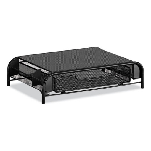 Picture of Powered Onyx Monitor Stand, 18.25" x 11.75" x 4.5", Black, Ships in 1-3 Business Days