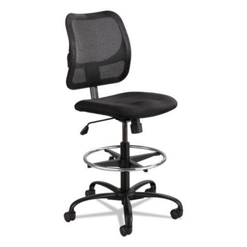 Picture of Vue Series Mesh Extended-Height Chair, Supports Up To 250 Lb, 23" To 33" Seat Height, Black Fabric