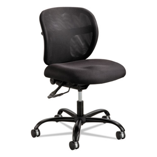 Picture of Vue Intensive-Use Mesh Task Chair, Supports Up To 500 Lb, 18.5" To 21" Seat Height, Black