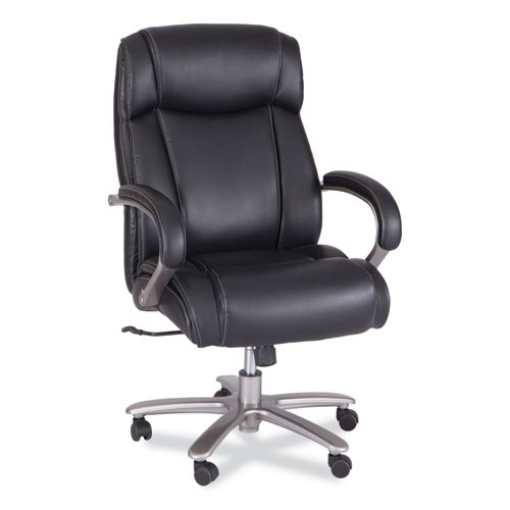 Picture of Lineage Big & Tall High Back Task Chair, Max 500 lb, 20.5" to 24.25" High Black Seat, Chrome Base, Ships in 1-3 Business Days