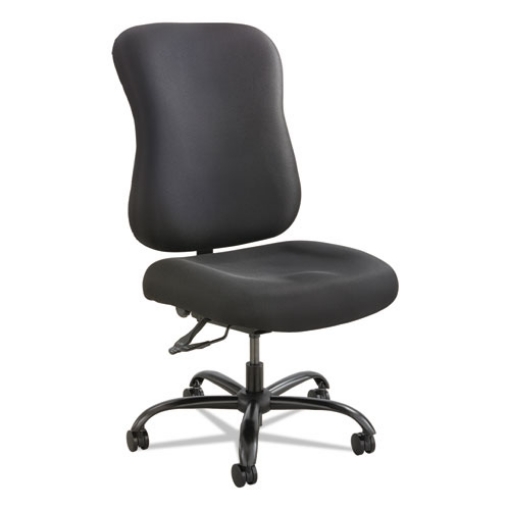Picture of Optimus High Back Big And Tall Chair, Fabric, Supports Up To 400 Lb, 19" To 22" Seat Height, Black
