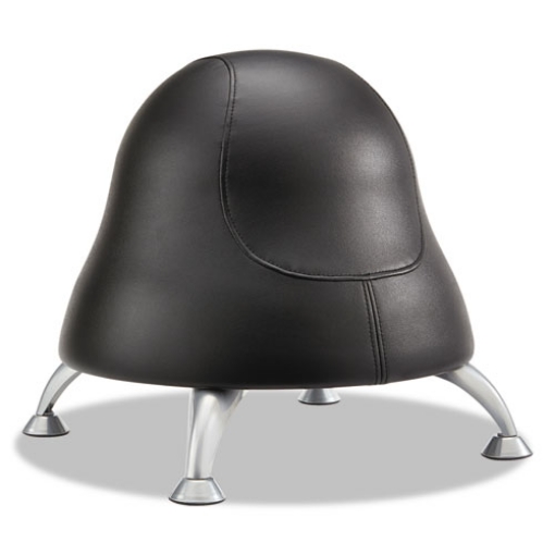 Picture of Runtz Ball Chair, Backless, Supports Up To 250 Lb, Black Seat, Silver Base