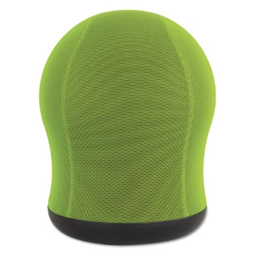 Picture of Zenergy Swivel Ball Chair, Backless, Supports Up to 250 lb, Green Seat, Black Base, Ships in 1-3 Business Days