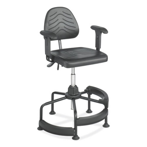 Picture of Adjustable T-Pad Armrest for Safco Task Master Series Chairs, 3 x 9.75 x 11.5, Black, 2/Set, Ships in 1-3 Business Days