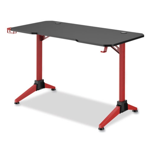Picture of Ultimate Computer Gaming Desk, 47.2" x 23.6" x 29.5", Black/Red, Ships in 1-3 Business Days