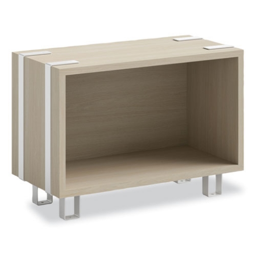 Picture of Ready Home Office Large Stackable Storage, 1-Shelf, 24w x 12d x 17.25h, Beige/White, Ships in 1-3 Business Days