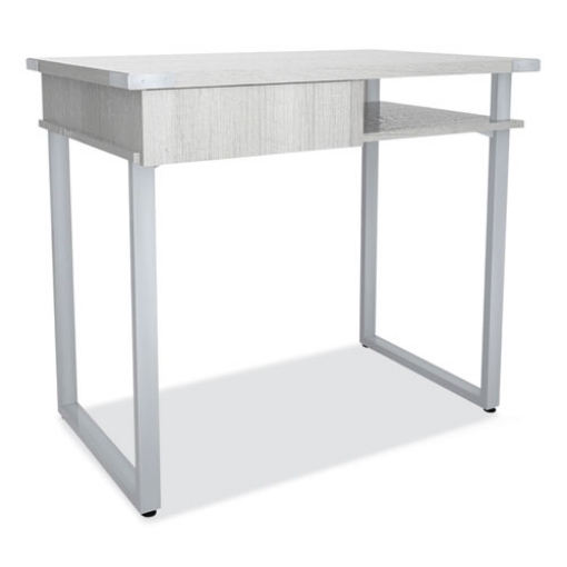 Picture of Mirella SOHO Desk with Drawer, 36.25" x 22.25" x 30", Gray, Ships in 1-3 Business Days