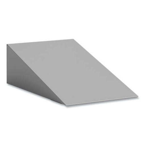 Picture of Single Sloped Metal Locker Hood Addition, 12w x 18d x 6h, Gray, Ships in 1-3 Business Days