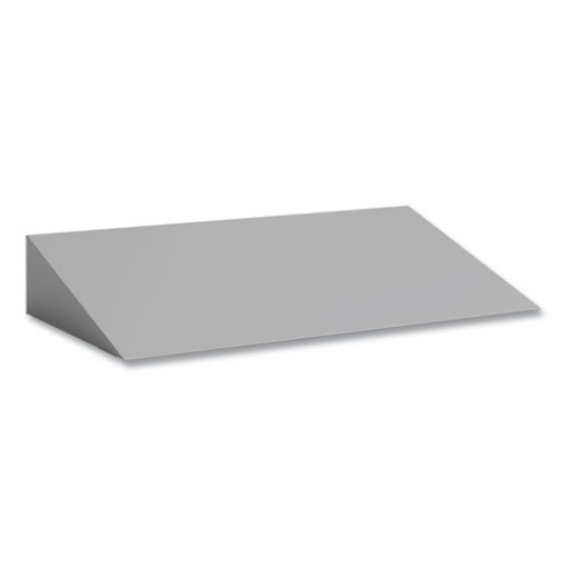 Picture of Triple Sloped Metal Locker Hood Addition, 36w x 18d x 6h, Gray, Ships in 1-3 Business Days