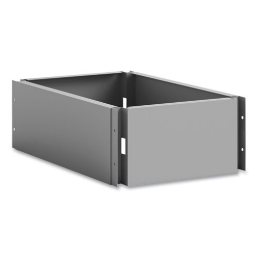 Picture of Single Continuous Metal Locker Base Addition, 11.7w x 16d x 5.75h, Gray, Ships in 1-3 Business Days