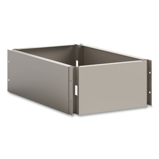 Picture of Single Continuous Metal Locker Base Addition, 11.7w x 16d x 5.75h, Tan, Ships in 1-3 Business Days