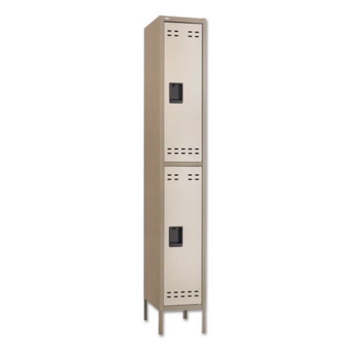 Picture of Double-Tier Locker, 12w X 18d X 78h, Two-Tone Tan