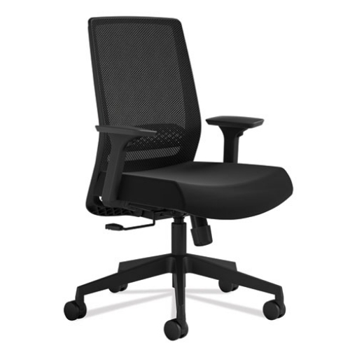 Picture of Medina Basic Task Chair, Supports Up To 275 Lb, 18" To 22" Seat Height, Black