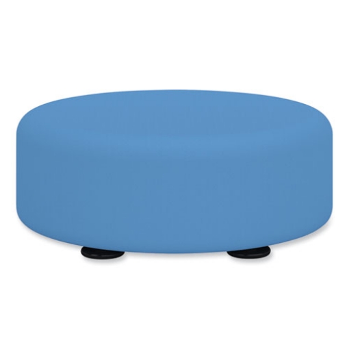 Picture of Learn 15" Round Vinyl Floor Seat, 15" dia x 5.75"h, Baby Blue, Ships in 1-3 Business Days