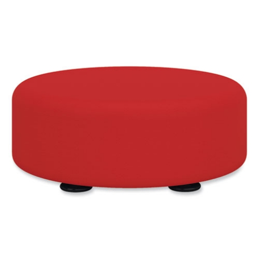 Picture of Learn 15" Round Vinyl Floor Seat, 15" dia x 5.75"h, Red, Ships in 1-3 Business Days