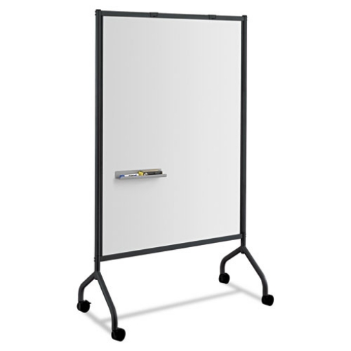 Picture of Impromptu Magnetic Whiteboard Collaboration Screen, 42w X 21.5d X 72h, Black/white