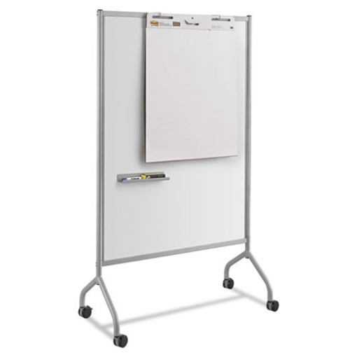 Picture of Impromptu Magnetic Whiteboard Collaboration Screen, 42w X 21.5d X 72h, Gray/white