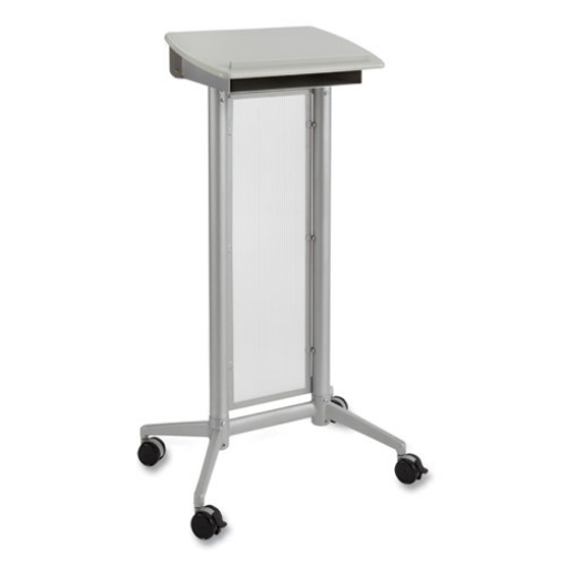 Picture of Impromptu Lectern, 26.5 x 18.75 x 46.5, Gray, Ships in 1-3 Business Days