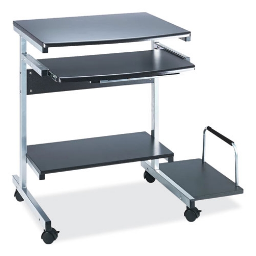 Picture of Eastwinds Series Portrait PC Desk Cart, 36" x 19.25" x 31", Anthracite, Ships in 1-3 Business Days