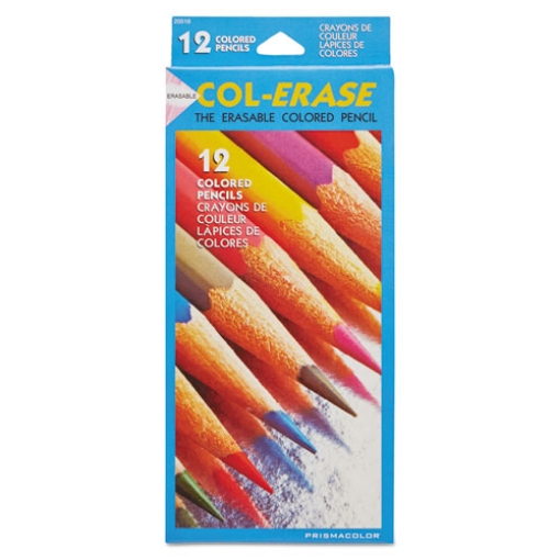 Picture of Col-Erase Pencil with Eraser, 0.7 mm, 2B, Assorted Lead and Barrel Colors, Dozen