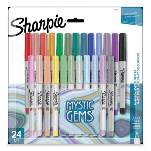 Picture of Mystic Gems Markers, Ultra-Fine Needle Tip, Assorted, 24/pack