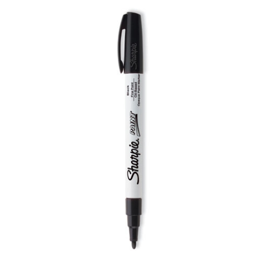 Picture of Permanent Paint Marker, Fine Bullet Tip, Black