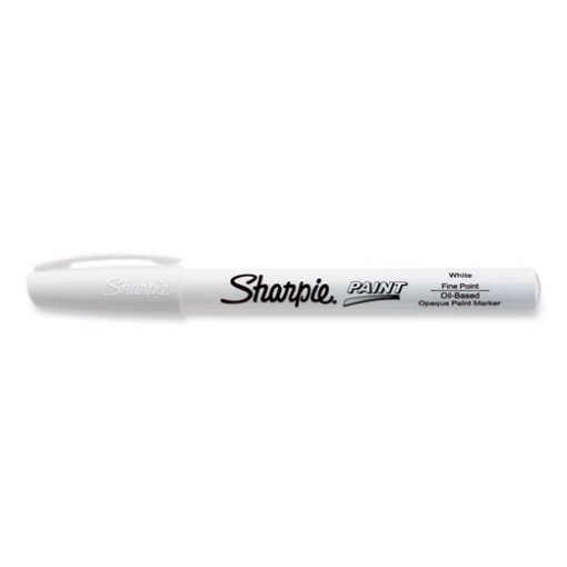 Picture of Permanent Paint Marker, Fine Bullet Tip, White