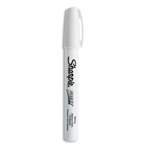 Picture of Permanent Paint Marker, Medium Bullet Tip, White