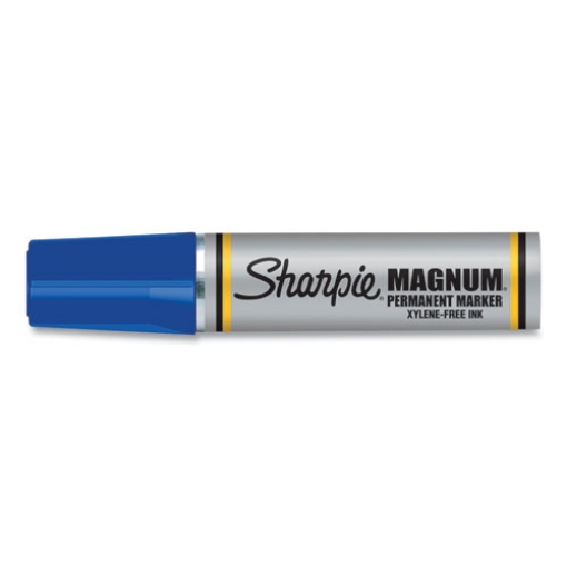 Picture of Magnum Permanent Marker, Broad Chisel Tip, Blue