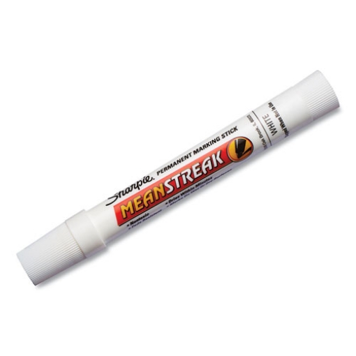 Picture of Mean Streak Marking Stick, Broad Bullet Tip, White