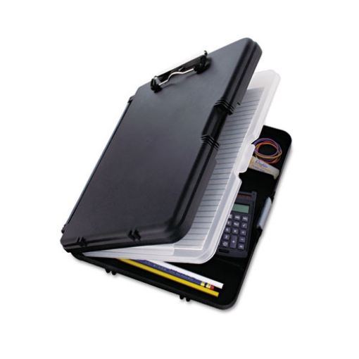 Picture of WorkMate II Storage Clipboard, 0.5" Clip Capacity, Holds 8.5 x 11 Sheets, Black/Charcoal