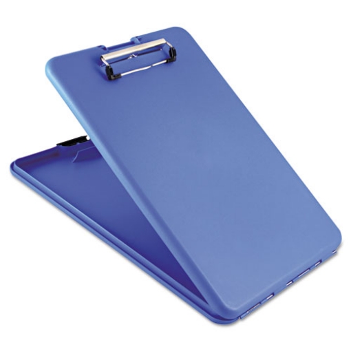 Picture of SlimMate Storage Clipboard, 0.5" Clip Capacity, Holds 8.5 x 11 Sheets, Blue