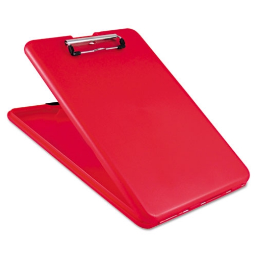 Picture of SlimMate Storage Clipboard, 0.5" Clip Capacity, Holds 8.5 x 11 Sheets, Red