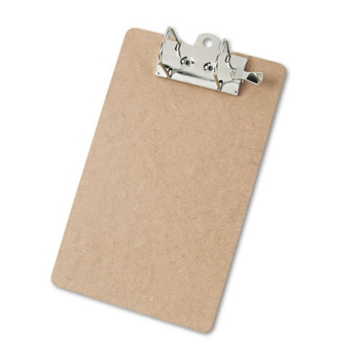 Picture of Recycled Hardboard Archboard Clipboard, 2.5" Clip Capacity, Holds 8.5 x 11 Sheets, Brown