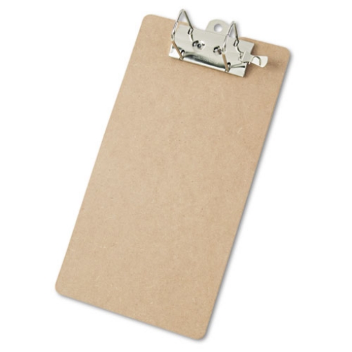 Picture of Recycled Hardboard Archboard Clipboard, 2.5" Clip Capacity, Holds 8.5 x 14 Sheets, Brown