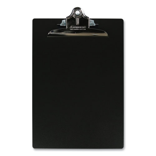 Picture of Aluminum Clipboard, 1" Clip Capacity, Holds 8.5 x 11 Sheets, Black