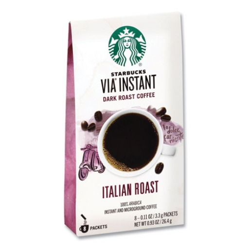 Picture of VIA Ready Brew Coffee, 0.11 oz, Italian Roast, 8/Pack, 12 Packs/Carton